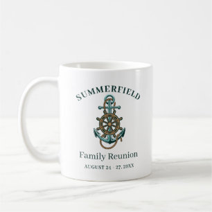 Mug Réunion de famille nautique en bateau