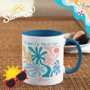 Mug Réunion de famille Palmier Tropical Rassemblement 