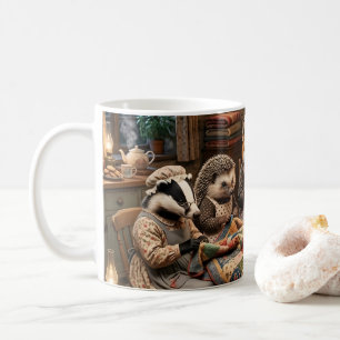 Mug Réunion de patchwork des créatures de la forêt
