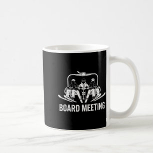 Mug Réunion de planche de snowboard Remontée mécanique