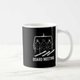 Mug Réunion de planche de snowboard Remontée mécanique