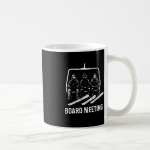 Mug Réunion de planche de snowboard Remontée mécanique