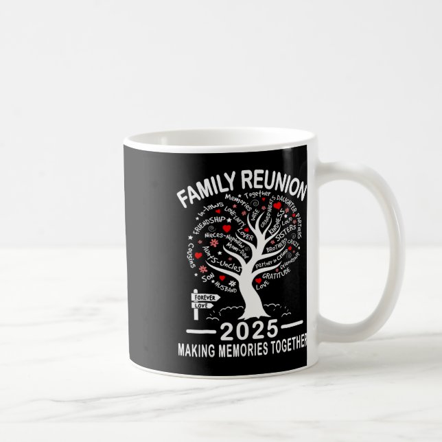Mug Réunion familiale 2025 Réunion jumelée de la famil (Droite)