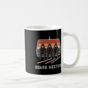 Mug Réunions du conseil d'administration Snowboard Pap