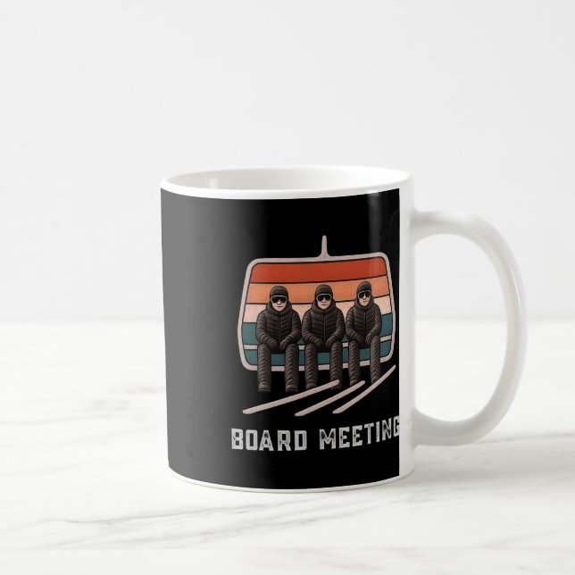 Mug Réunions du conseil d'administration Snowboard Pap (Droite)