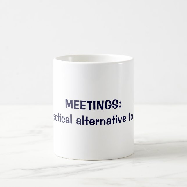 Mug RÉUNIONS : Une alternative pratique à travailler (Centre)