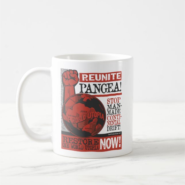 Mug Réunissez Pangea ! Musique (Gauche)
