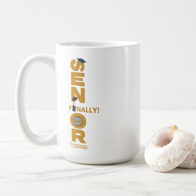 Mug Réussite de fin d'études supérieures débloquée (Avec donut)