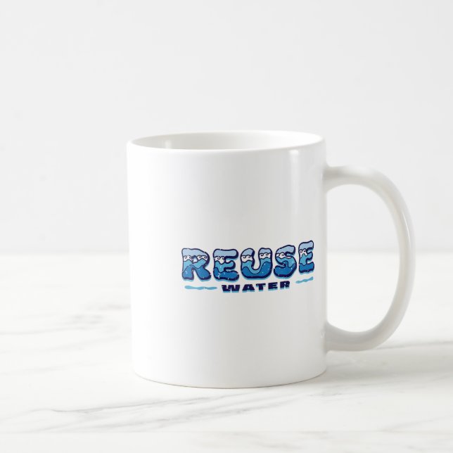 Mug Réutilisation de l'eau, écologie, De l'environneme (Droite)