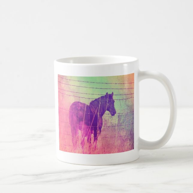 Mug Rêvant de chevaux par angelandspot. (Droite)
