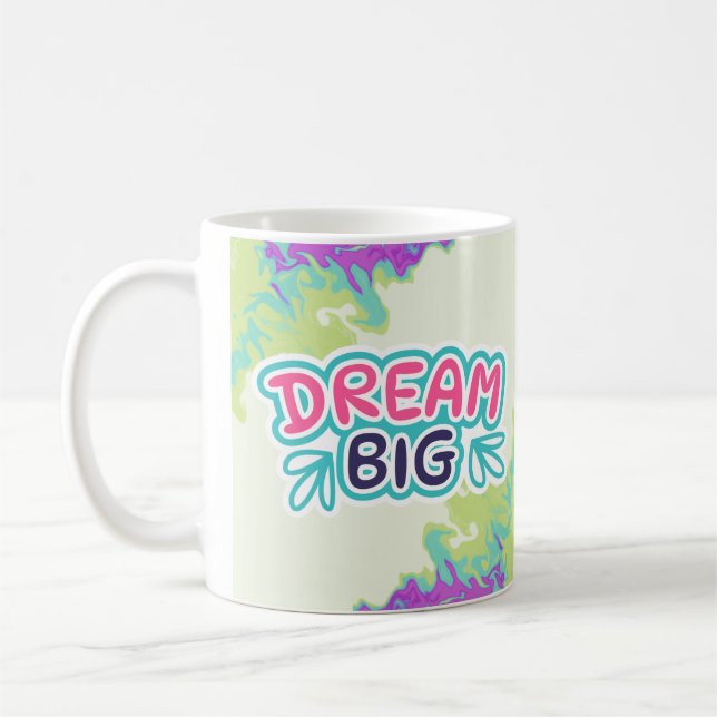 Mug Rêve Coloré Grand Motivant   (Gauche)