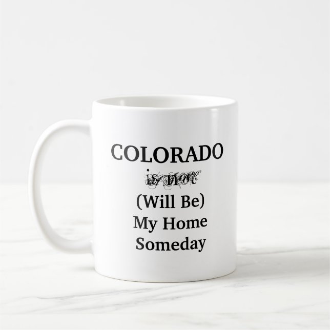 Mug Rêve de maison au Colorado  (Gauche)