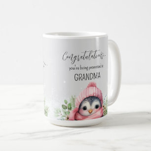 Mug Reveale sur la grossesse de pingouins mignons prom