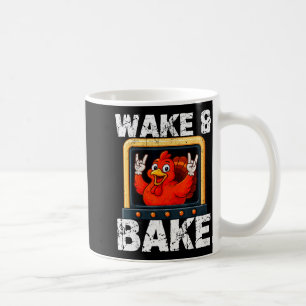 Mug Réveil Et Cuisson Drôle Rock Sur Dinde Vintage Tha
