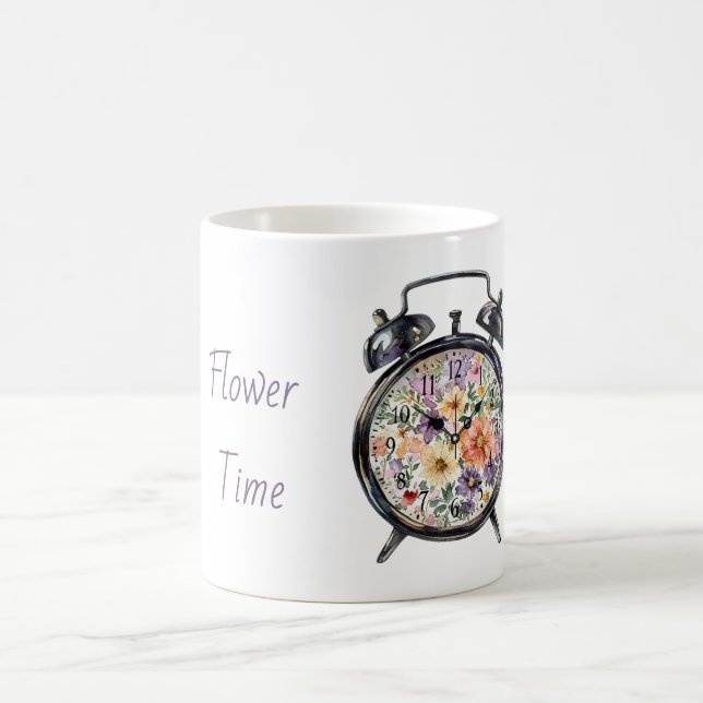 Mug Réveil Fleur Temps (Centre)