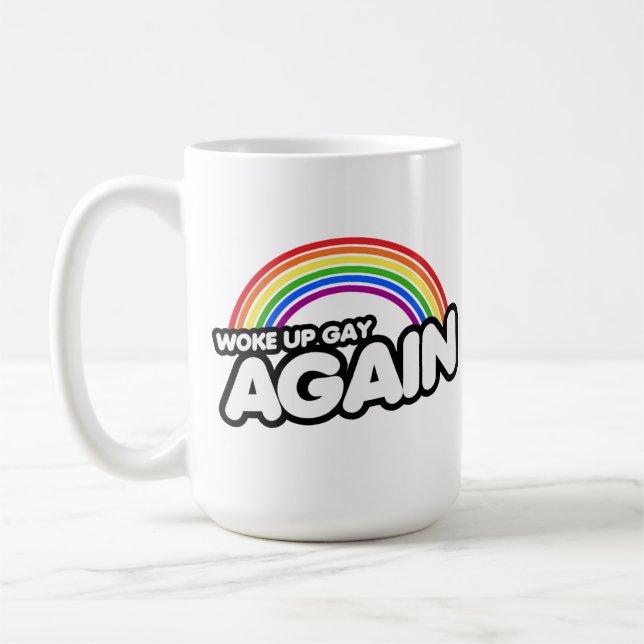 Mug Réveillé encore gay (Gauche)