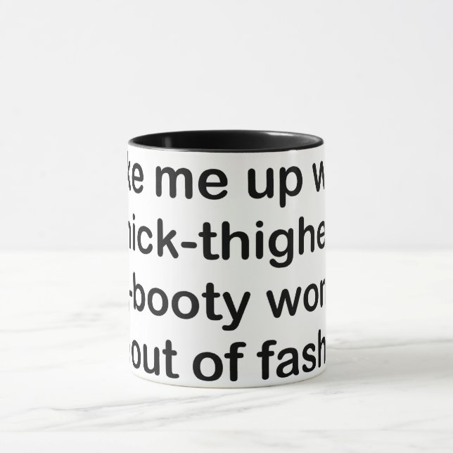 Mug Réveille-moi quand   (Centre)