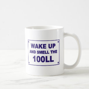 Mug Réveillez et sentez le 100LL