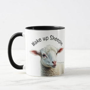Mug Réveillez Sheeple Conspiration Théorie Citation