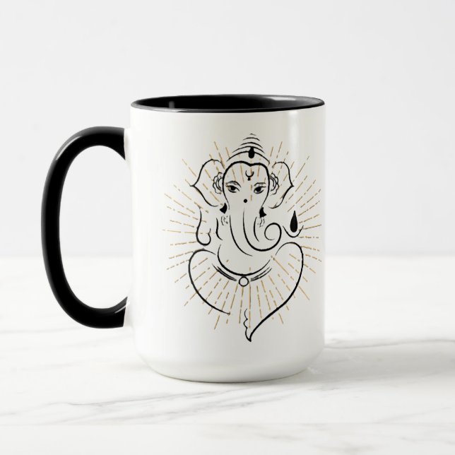 Mug Réveillez-vous avec Ganesh (Gauche)