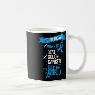 Mug Réveillez-Vous Battez le Cancer du Côlon et RéGnez