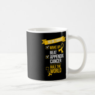 Mug Réveillez-vous Beat Appendice Cancer Règle le mond