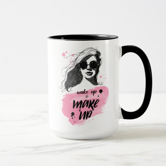Mug Réveillez-vous et composez (Droite)