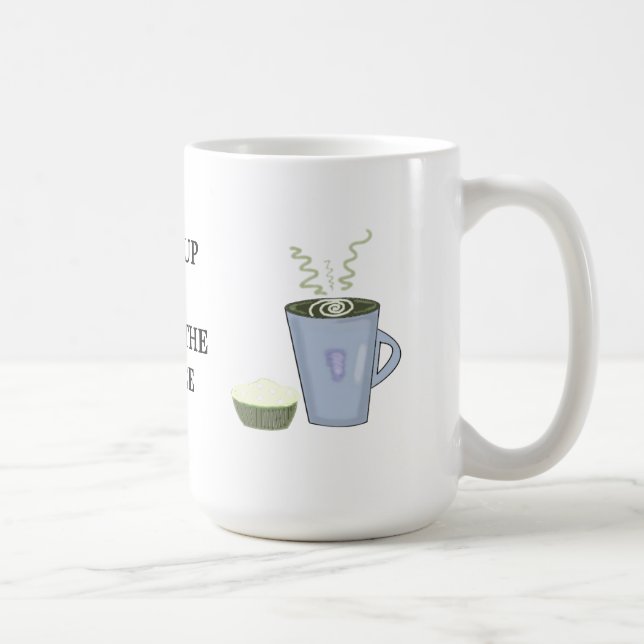 Mug Réveillez-vous et sentez l'odeur du café (Droite)