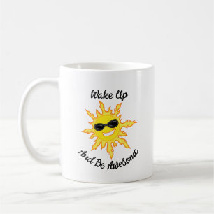 Mug Réveillez-Vous Et Soyez Génial Soleil Avec Des Lun