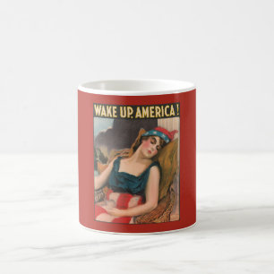 Mug Réveillez-vous l'Amérique ! Affiche