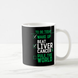Mug Réveillez-Vous Le Cancer Du Foie Qui Règne Dans Le