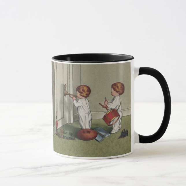 Mug Réveillez-vous son joli enfant de Noël (Droite)