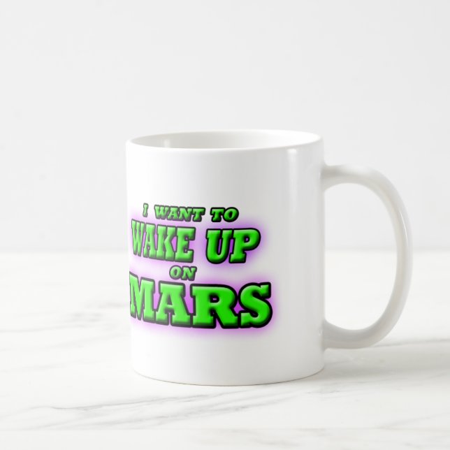 MUG RÉVEILLEZ-VOUS SUR MARS (Droite)