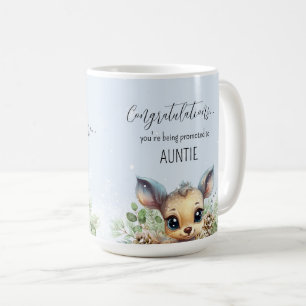 Mug Révélation de grossesse promue à Tante Cerf d'hive