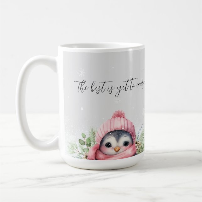 Mug Révélation de grossesse promue à Tante Faire-part (Gauche)