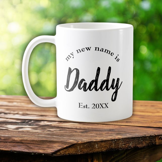 Mug Révélation de Papa pour la Première Fois Papa Est  (Créateur téléchargé)