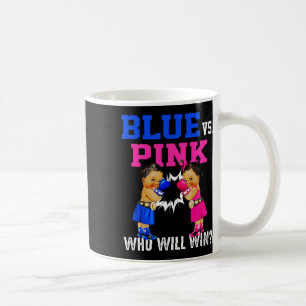 Mug Révéler le genre Bleu Vs Rose Ethnique Boxe Babies