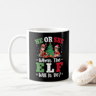 Mug Révéler le genre Lui ou Elle Ce que sera l'elfe