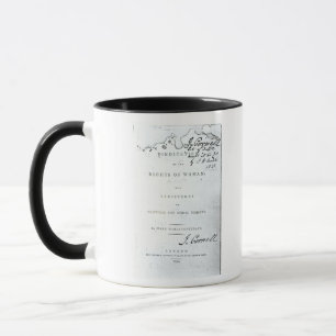 Mug Revendication des droites de Woman