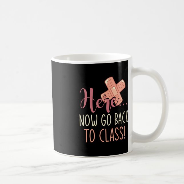 Mug Revenez À La Classe Infirmière Fun School Nurse (Droite)