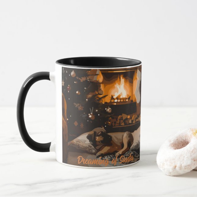 Mug Rêver de Père Noël (Avec donut)