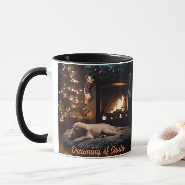 Mug Rêver de Père Noël (Avec donut)