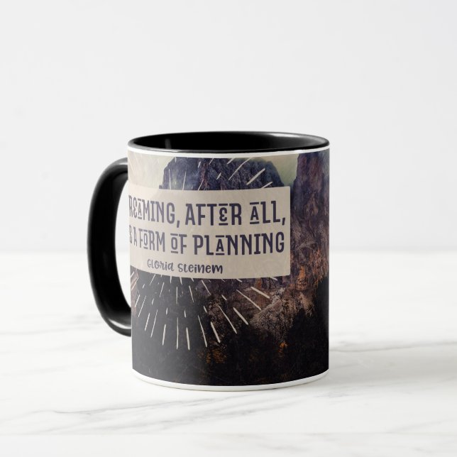 Mug Rêver - formez de la planification (Devant gauche)