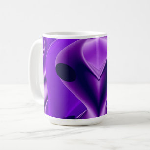 Mug Rêves arc-en-ciel violet 3D, Alien