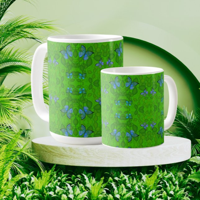 Mug Rêves de la Forêt Tropicale Vigne Papillon  (Créateur téléchargé)