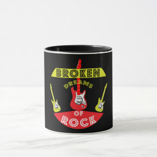 Mug Rêves de rock guitare électrique Rock Musique