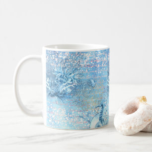 Mug Rêves d'océan mystique hippocampe méduse bleu sarc