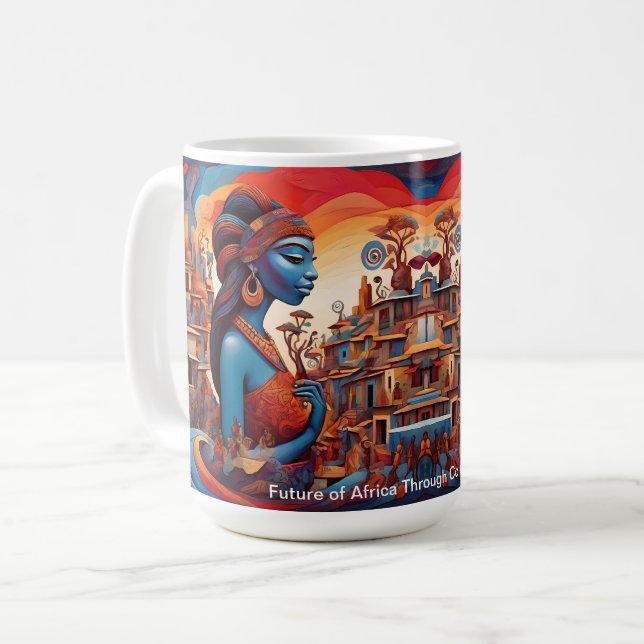 Mug Rêves du patrimoine : un avenir africain vivant (Devant gauche)