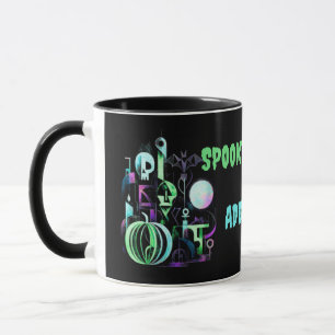 Mug Rêves squelettiques abstraits et effrayants
