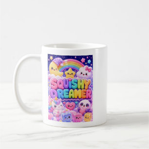 Mug Rêveur Squishy Mignon Licorne Panda Lune Kawaii 